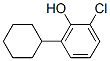 CAS 登录号：57883-04-2， 2-氯-6-环己基苯酚