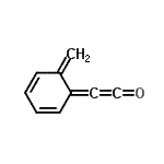 CAS 登录号：57912-04-6， (6-亚甲基-2,4-环己二烯-1-亚基)乙烯酮