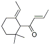 CAS 登录号：57935-01-0， (E,E)-1-(6-亚乙基-2,2-二甲基环己基)-2-丁烯-1-酮