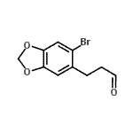 CAS 登录号：57961-87-2， 3-(6-溴-1,3-苯并二氧戊环-5-基)丙醛