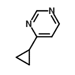 CAS 登录号：58173-57-2， 4-环丙基嘧啶