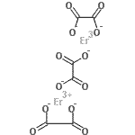 结构式 CAS# 58176-72-0, 草酸铒盐(3:2)