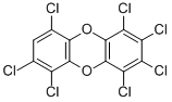 结构式 CAS# 58200-70-7, 1,2,3,4,6,7,9-七氯二苯并对二恶英