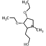 CAS#: 582313-88-0， 2-[(3S,4R)-3,4-Diethoxy-1-Methyl-2-Pyrrolidinyl]Ethanol