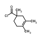 CAS 登录号：58286-30-9， 1,3,4-三甲基-3-环己烯-1-甲酰氯