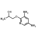 CAS 登录号：583049-05-2， 1-[(3,5-二氨基-2-吡啶基)氧基]-2-丙醇