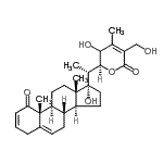 CAS 登录号：58324-08-6， (22S)-17,23,27-三羟基-22,26-环氧麦角甾-2,5,24-三烯-1,26-二酮