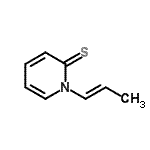 CAS 登录号：58379-47-8， 1-[(1E)-1-丙烯-1-基]-2(1H)-吡啶硫酮
