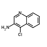 CAS 登录号：58401-43-7， 4-氯-3-喹啉胺
