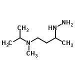CAS 登录号：5844-35-9， 3-肼基-N-异丙基-N-甲基-1-丁胺