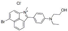 CAS 登录号：58441-54-6， 6-溴-2-[4-[乙基(2-羟基乙基)氨基]苯基]-1-甲基苯并[cd]吲哚鎓氯化物