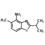 CAS 登录号：58460-37-0， 2-异丙基-5-甲基-1,3-苯并噻唑-4-胺