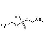 CAS 登录号：5852-63-1， O,O-二乙基硫代磷酸氢酯