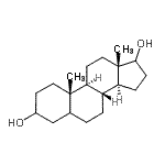 CAS 登录号：5856-10-0， 雄甾烷-3,17-二醇