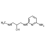 CAS 登录号：586351-44-2， 1-[(6-氨基-2-吡啶基)氨基]-3-(甲基氨基)-2-丙醇