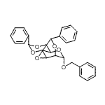 CAS 登录号：58650-53-6， 4-(苄氧基)-2,8-二苯基己a氢[1,3]二氧杂环戊并[4,5]吡喃并[3,2-d][1,3]二恶英