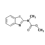 CAS 登录号：58663-62-0， 甲基1,3-苯并噻唑-2-基(甲基)氨基甲酸酯