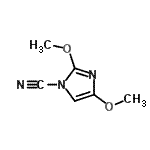 CAS 登录号：586965-28-8， 2,4-二甲氧基-1H-咪唑-1-甲腈