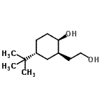 CAS 登录号：586977-46-0， (1R,2R,4R)-2-(2-羟基乙基)-4-(2-甲基-2-丙基)环己醇