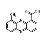 CAS 登录号：58718-46-0， 9-甲基-1-吩嗪羧酸