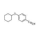 CAS 登录号：587854-10-2， 1-(环己基氧基)-4-乙炔基苯
