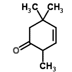 CAS 登录号：58795-34-9， 2,5,5-三甲基-3-环己烯-1-酮