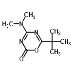 CAS 登录号：58826-34-9， 4-(二甲基氨基)-6-(2-甲基-2-丙基)-2H-1,3,5-恶二嗪-2-酮
