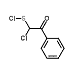 CAS 登录号：58861-72-6， 2-氯-2-(氯硫基)-1-苯乙酮