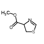 CAS 登录号：58861-78-2， 甲基4,5-二氢噻唑-4-羧酸酯