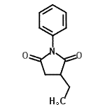CAS 登录号：588672-40-6， 3-乙基-1-苯基-2,5-吡咯烷二酮