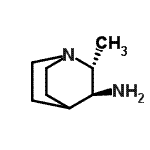 CAS 登录号：588702-77-6， (2R,3S)-2-甲基奎宁环-3-胺