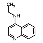 CAS 登录号：5895-77-2， N-乙基-4-喹啉胺