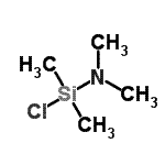 CAS 登录号：58962-61-1， 1-氯-N,N,1,1-四甲基硅烷胺