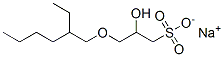 CAS 登录号：58965-18-7， 3-[(2-乙基己基)氧基]-2-羟基-1-丙烷磺酸钠盐