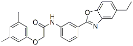 CAS#: 590395-70-3， 2-(3,5-Dimethylphenoxy)-N-[3-(5-Ethyl-2-Benzoxazolyl)Phenyl]-Acetamide