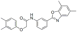 CAS#: 590395-72-5， N-[3-(5,7-Dimethyl-2-Benzoxazolyl)Phenyl]-2-(3,4-Dimethylphenoxy)-Acetamide