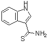 结构式 CAS# 59108-90-6, 1H-吲哚-3-硫代甲酰胺