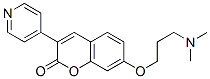 CAS 登录号：5913-19-9， 7-[3-(二甲基氨基)丙氧基]-3-(4-吡啶基)香豆素