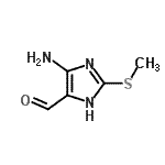 CAS 登录号：59153-29-6， 4-氨基-2-(甲硫基)-1H-咪唑-5-甲醛