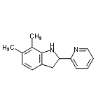 CAS 登录号：591720-50-2， 6,7-二甲基-2-(2-吡啶基)吲哚啉