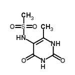 CAS#: 591725-91-6， N-(6-Methyl-2,4-Dioxo-1,2,3,4-Tetrahydro-5-Pyrimidinyl)Methanesulfonamide