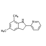 CAS 登录号：591757-03-8， 5,7-二甲基-2-(2-吡啶基)吲哚啉