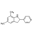CAS#: 591757-05-0， 5,7-Dimethyl-2-(4-Pyridinyl)Indoline