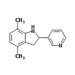 CAS#: 591757-64-1， 4,7-Dimethyl-2-(3-Pyridinyl)Indoline