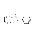 CAS#: 591758-87-1， 7-Chloro-2-(3-Pyridinyl)Indoline