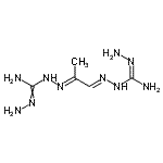 CAS 登录号：59200-49-6， 1,1'-(甲基乙二基二次氮基)二(3-氨基胍)