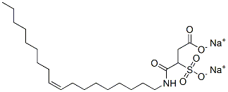 CAS 登录号：59219-57-7， (Z)-4-(9-十八碳烯基氨基)-4-氧代-3-磺酸基丁酸二钠