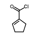 CAS 登录号：59253-90-6， 1-环戊烯-1-甲酰氯