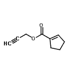 CAS 登录号：59253-94-0， 2-丙炔-1-基1-环戊烯-1-羧酸酯