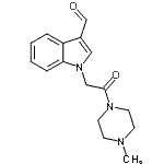 CAS 登录号：592546-82-2， 1-[2-(4-甲基-1-哌嗪基)-2-氧代乙基]-1H-吲哚-3-甲醛